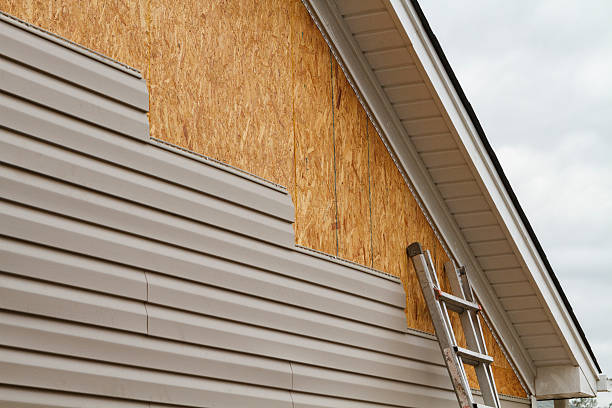 Professional Siding Contractor technician working in Philo, OH